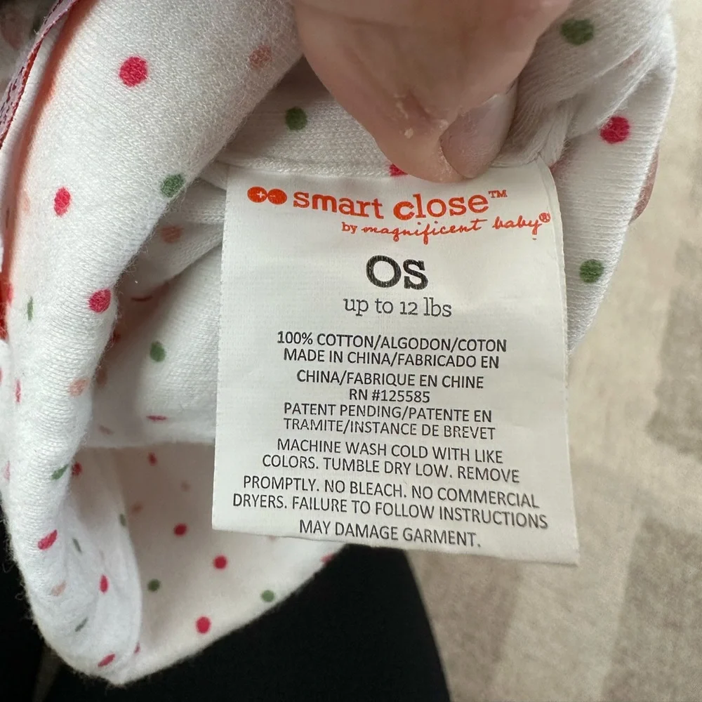Magnificent Baby Magnetic Me Love Birds Kimono and Matching Hat (Size Newborn)